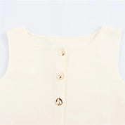 Chaleco Punto Beige