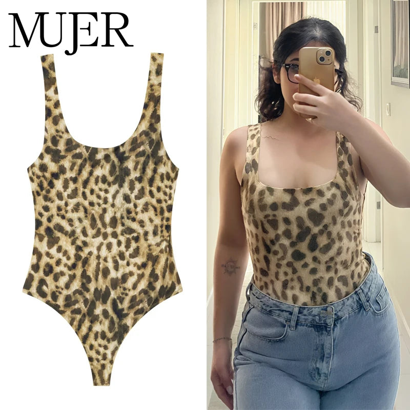 Body Leopardo Ajustado