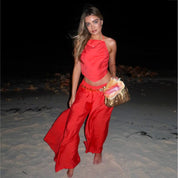 Conjunto de Pantalones Anchos