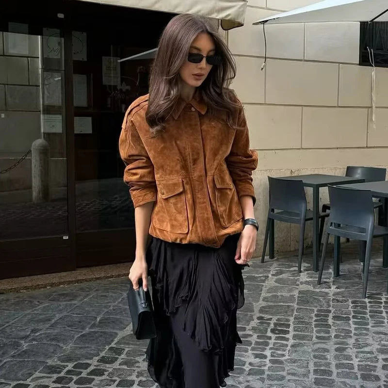 Cazadora Marron