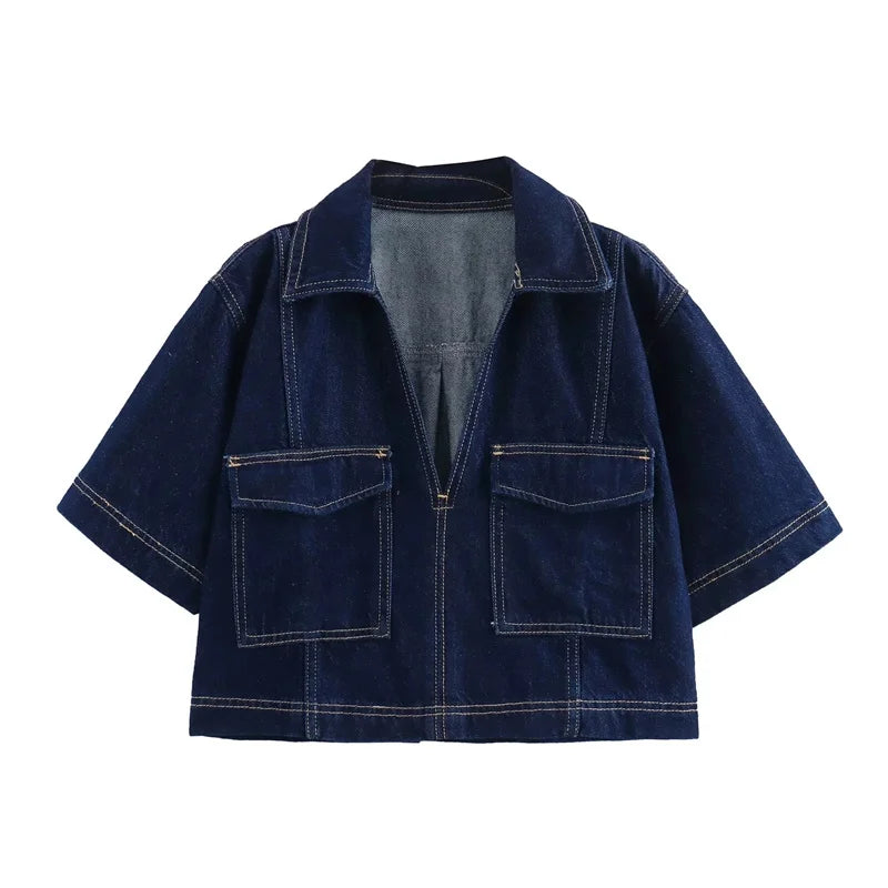 Camisa Vaquera Azul