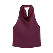 Top Halter Saten