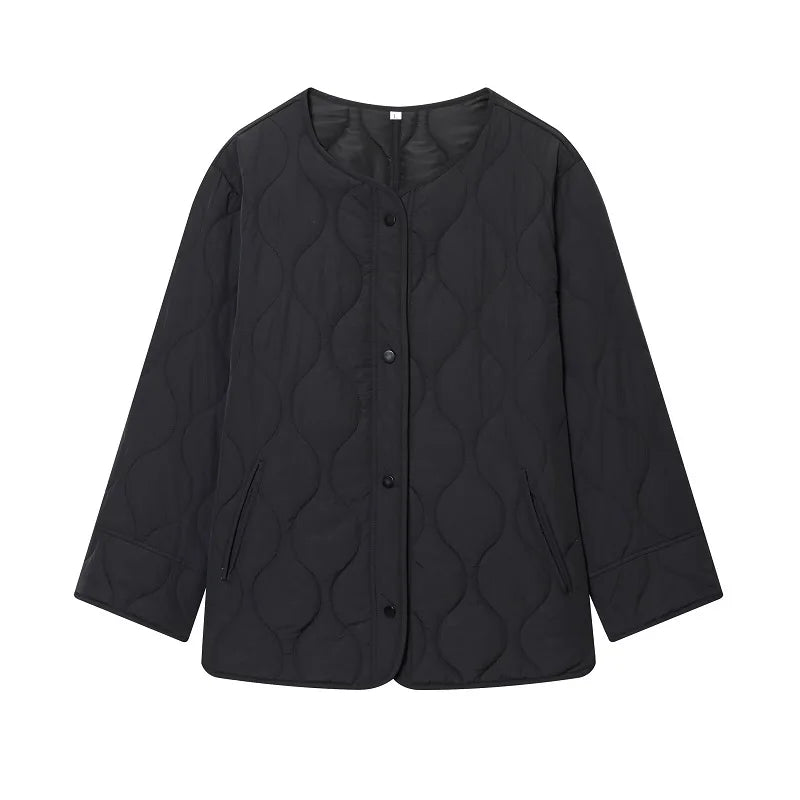 Chaqueta Acolchada Negra