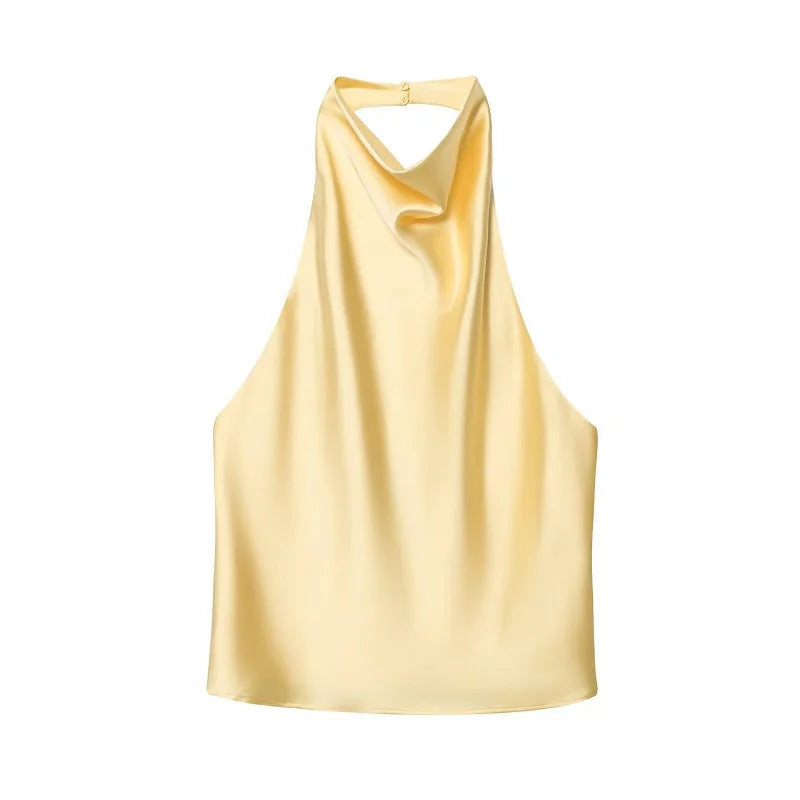 Top Halter Negro
