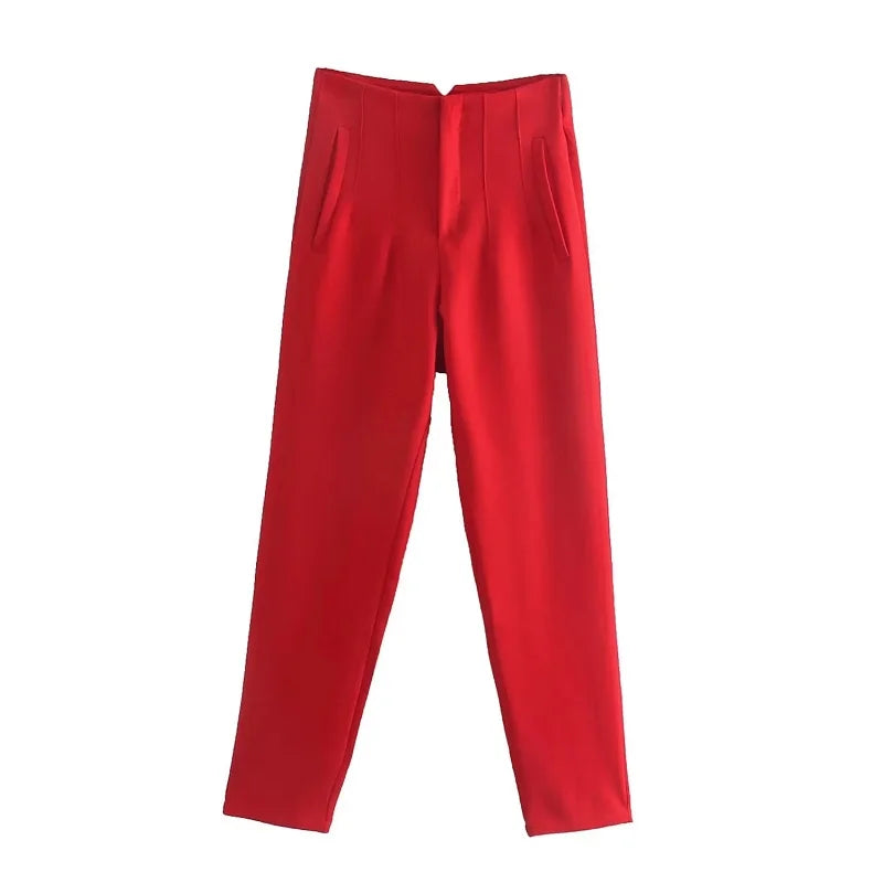 Pantalon Oficina Cintura Alta