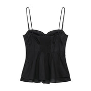 Top Corset Negro Espalda