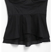 Top Corset Negro Espalda