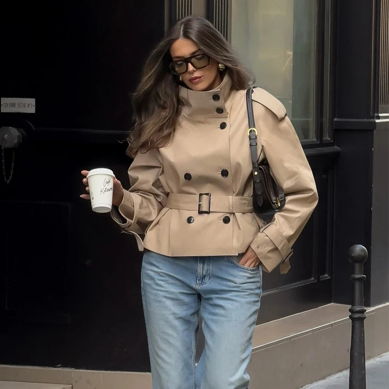 Gabardina Corta Impermeable