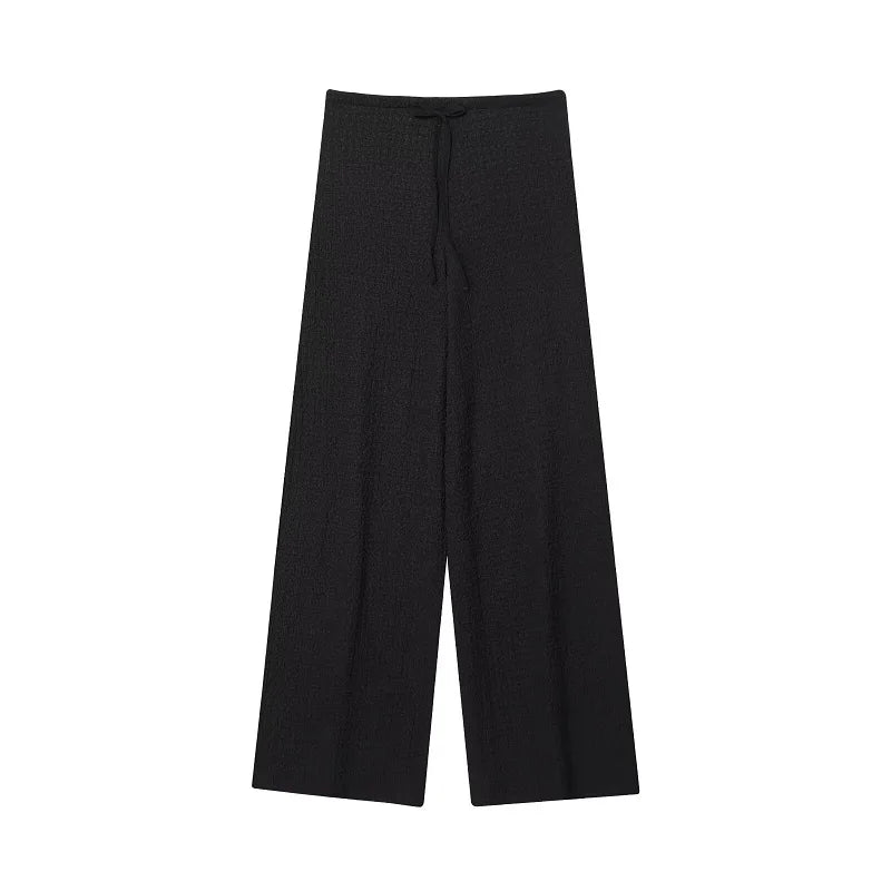 Conjunto de pantalones texturizados
