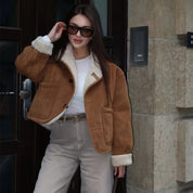 Chaqueta de peluche