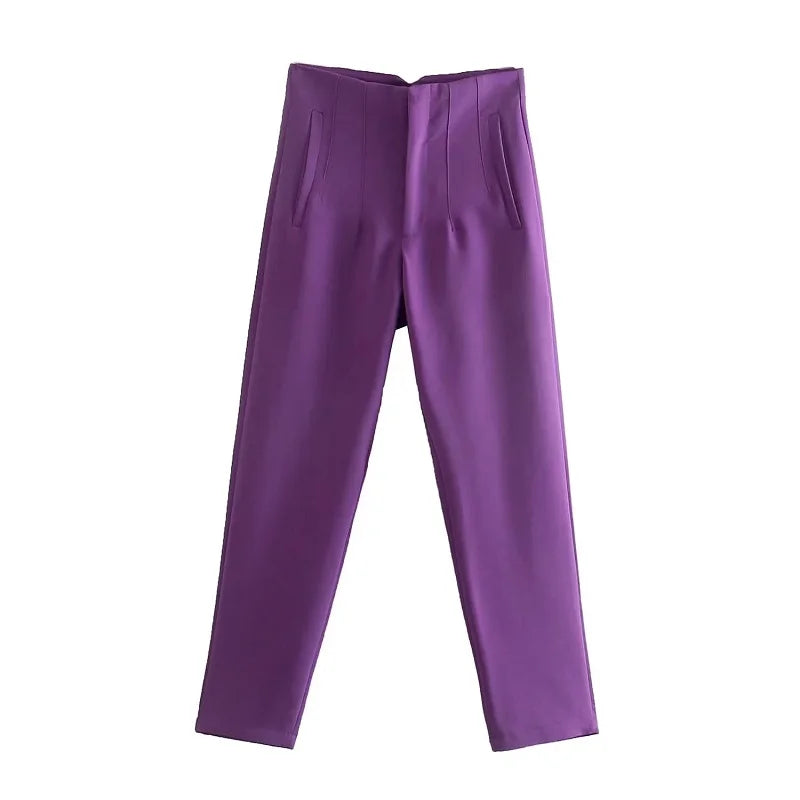 Pantalon Oficina Cintura Alta