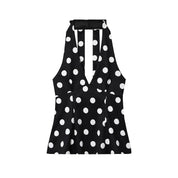 Top Halter Lunares