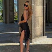 Vestido Asimétrico Noir