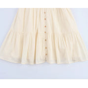 Mini Vestido Bordado Flores