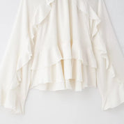 Blusa Volantes Estampada
