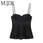 Top Corset Negro Espalda