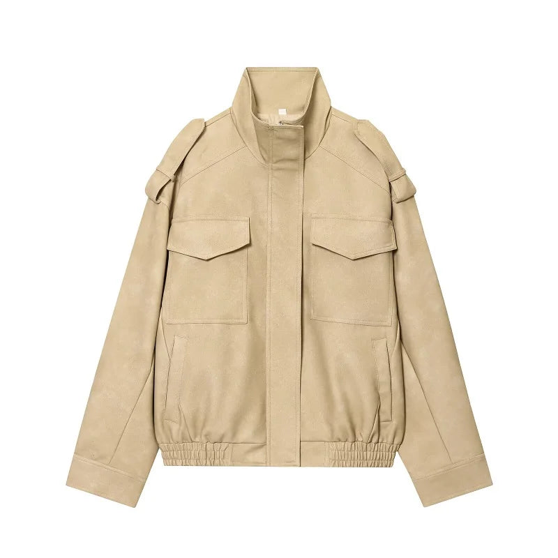 Chaqueta Bomber Ante