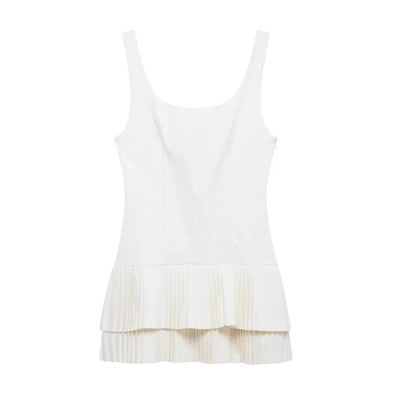 Mini Vestido Plisado