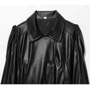 Gabardina Negra Motociclista