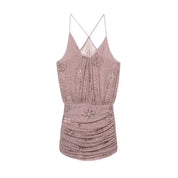 Minivestido de tul con lentejuelas