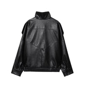 Chaqueta Piel Sintetica Oversize