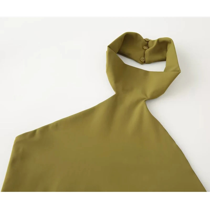 Top Corto Halter Sexy Playa