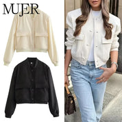 Chaqueta Bomber Khaki