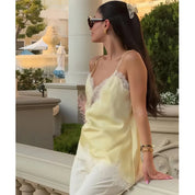 Top Encaje Amarillo
