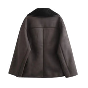 Chaqueta Gruesa Marron