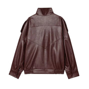 Chaqueta Cuero Sintetico