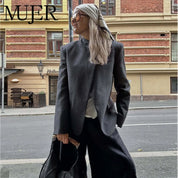 Blazer Sastreria Gris
