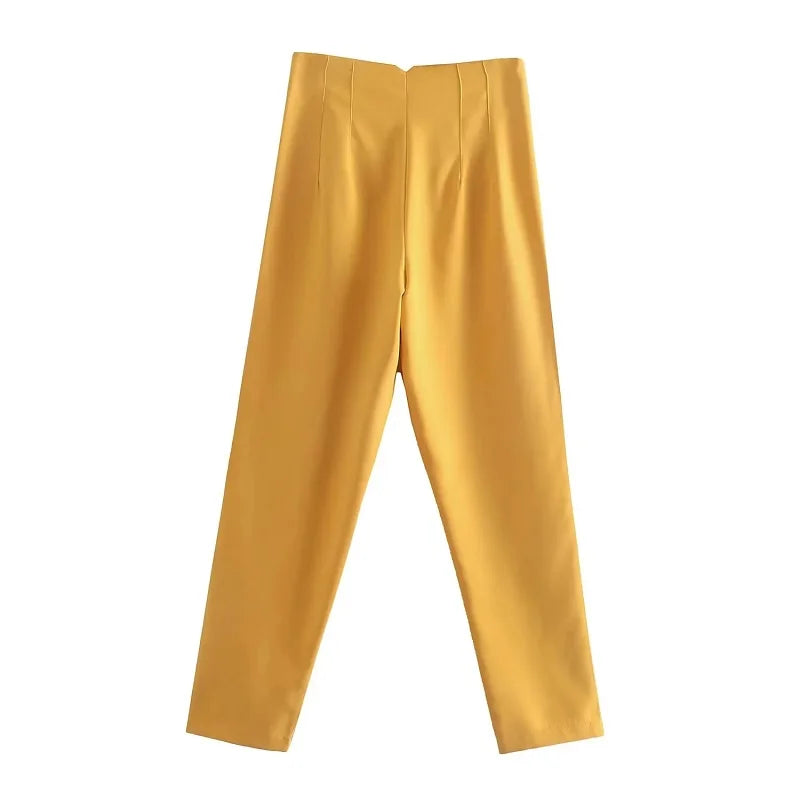 Pantalon Oficina Cintura Alta
