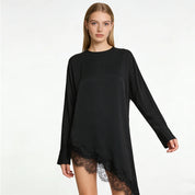 Blusa asimétrica para mujer