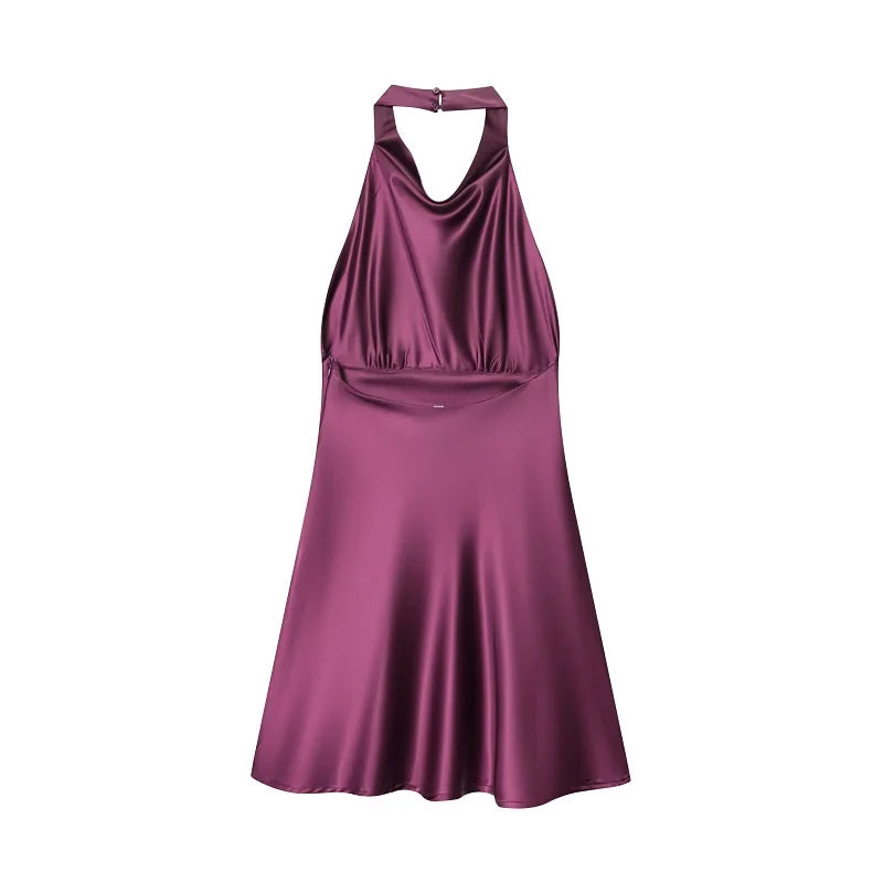 Vestido Corto Halter Sexy