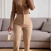 Pantalon Cintura Alta Colores