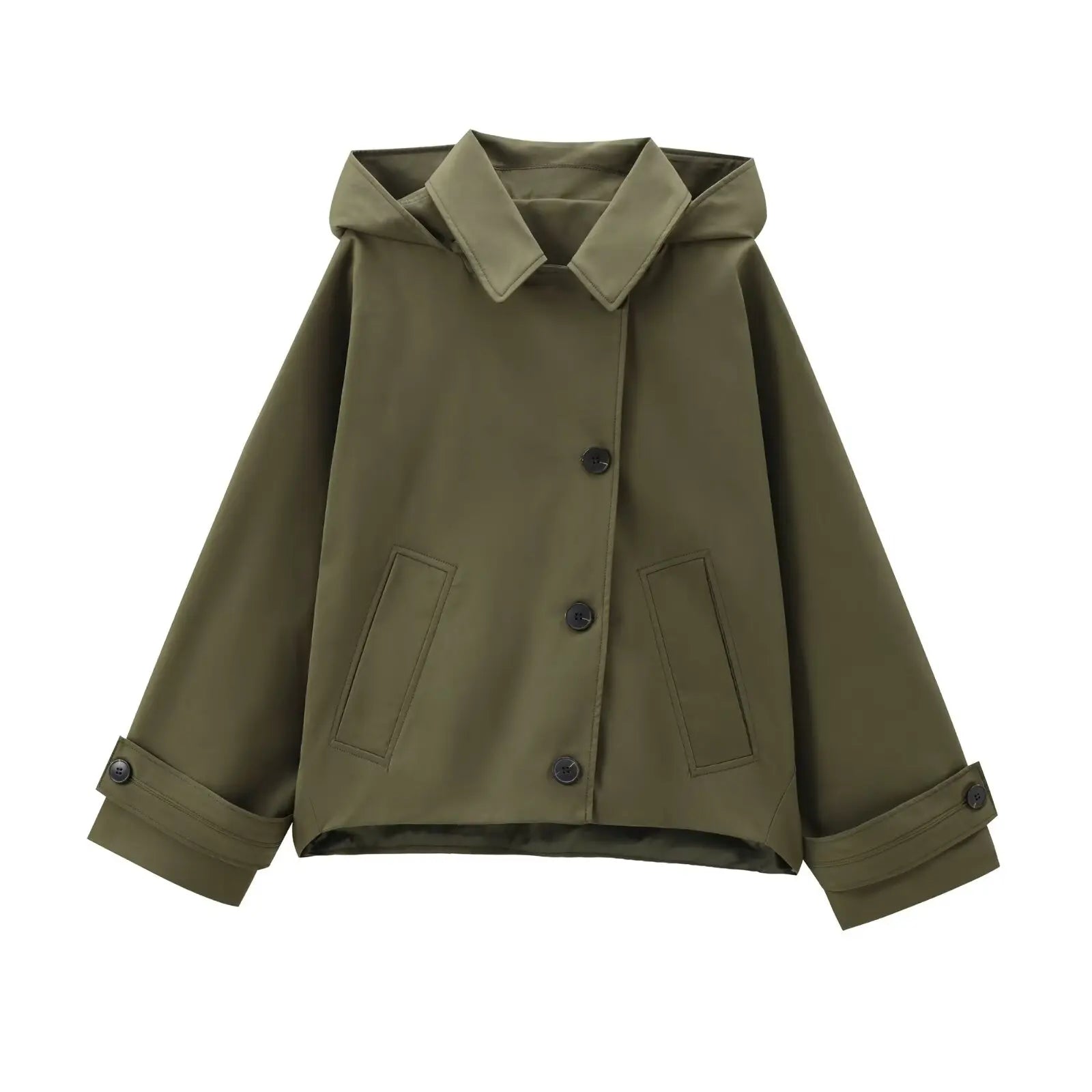 Gabardina Capucha Cortavientos