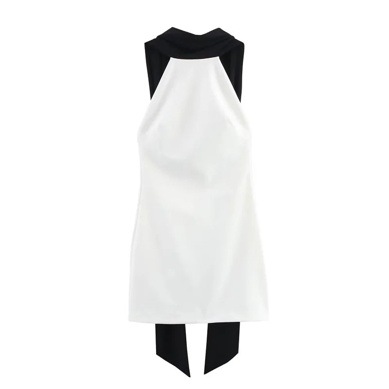 Vestido Blanco Espalda Abierta