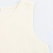 Chaleco Punto Beige