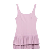 Mini Vestido Plisado