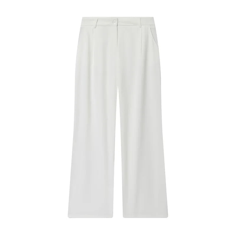 Pantalones holgados blancos 2 piezas
