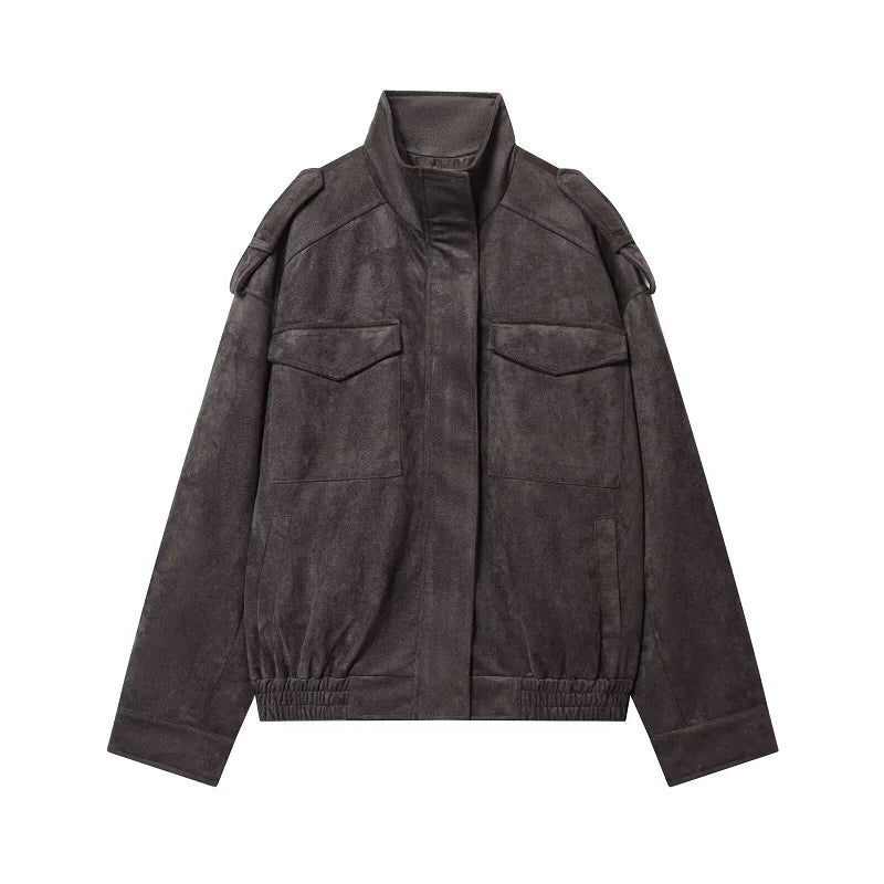 Chaqueta Bomber Ante