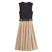 Vestido Midi Plisado