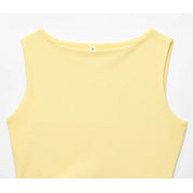 Top Fruncido Amarillo