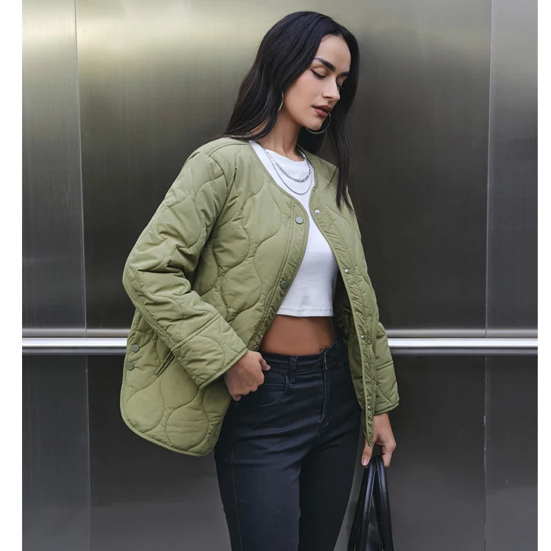 Parka Acolchada Negra