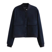 Chaqueta Bomber Blanca