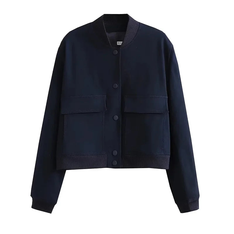 Chaqueta Bomber Blanca