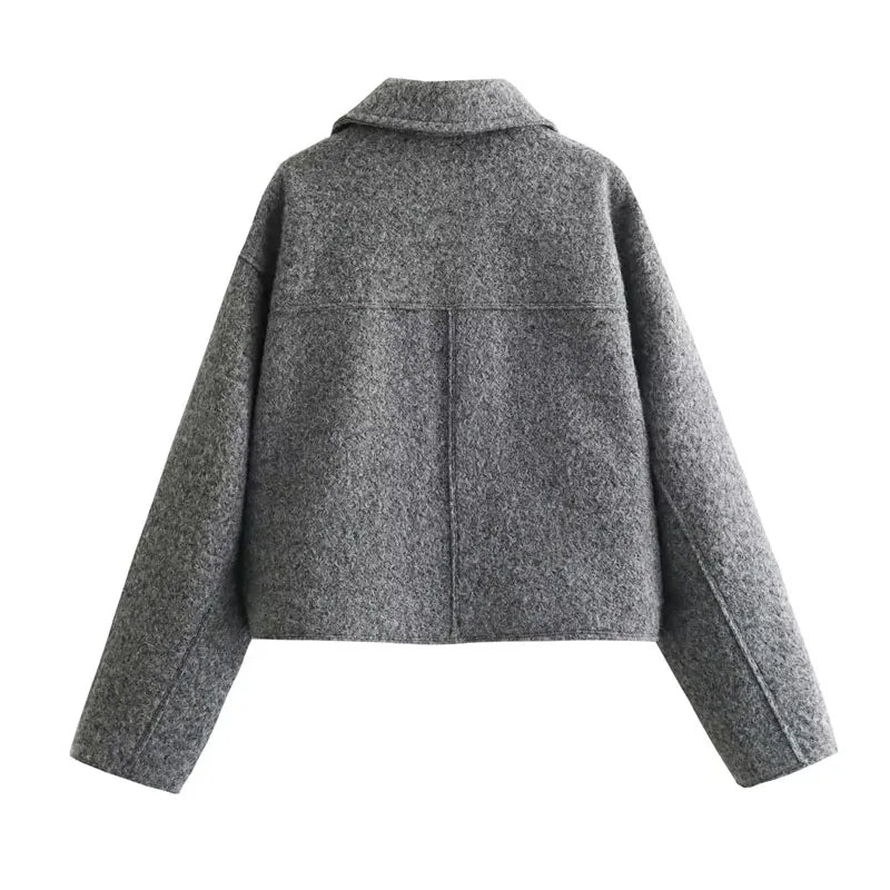 Chaqueta Tweed Corta