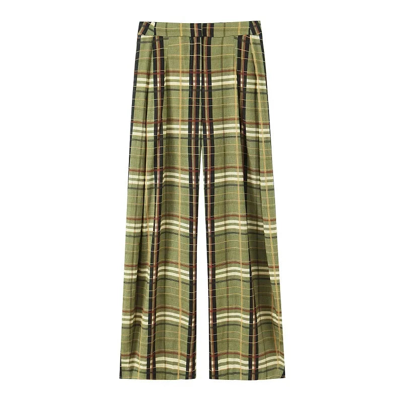 Pantalon Cuadros Holgado
