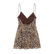 Vestido Tul Leopardo