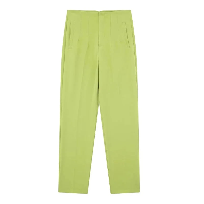Pantalon Oficina Cintura Alta